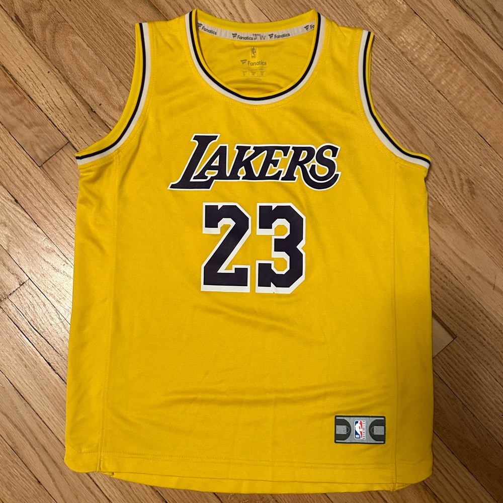 LeBron James LA Lakers Fanatics Youth Fast Break Player Jersey